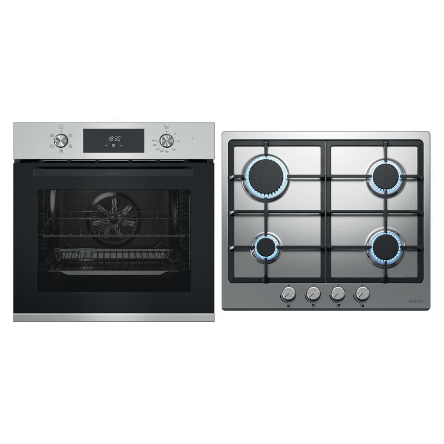 Lamona LAM1113 75cm Stainless Steel Gas Hob